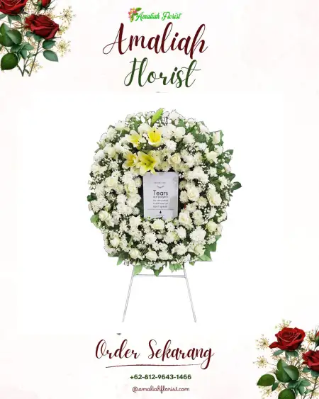 Krans Bunga Duka Kebun Bunga